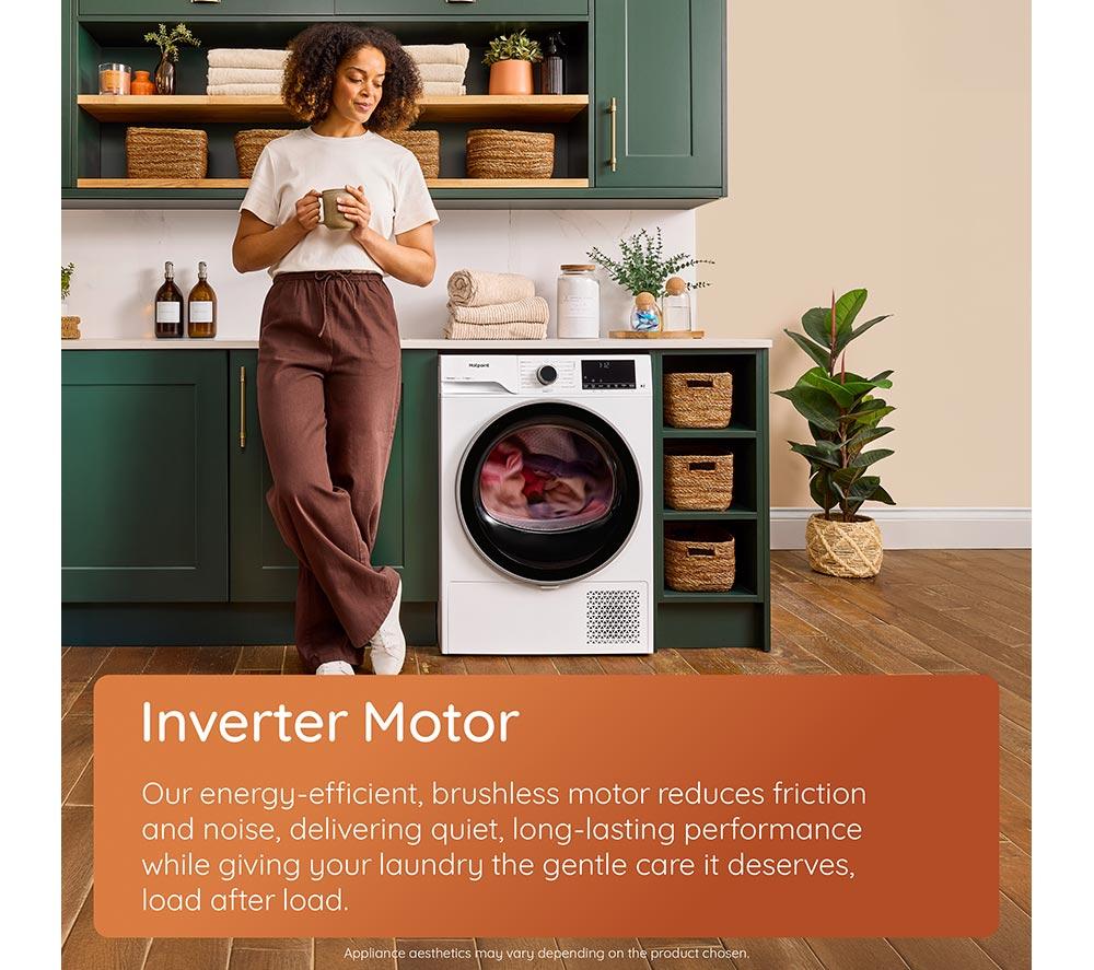 HOTPOINT C HSD 83M WW UK 8 kg Heat Pump Tumble Dryer - White image number 11 of 12