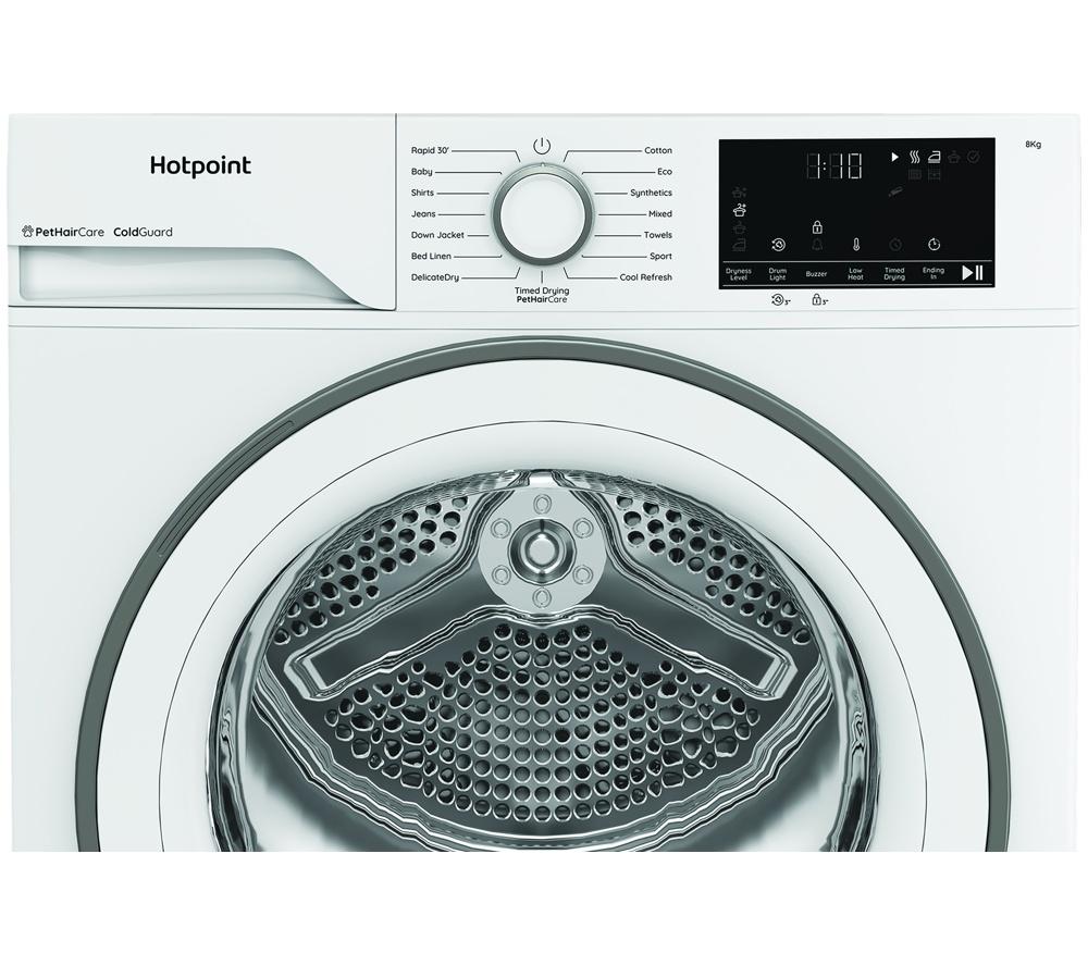 HOTPOINT C HSD 83M WW UK 8 kg Heat Pump Tumble Dryer - White image number 15 of 19