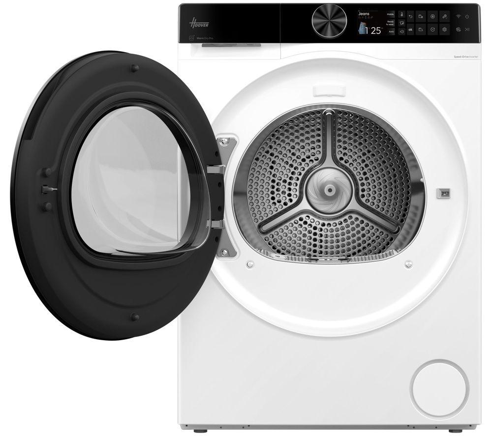 HOOVER Pro Dry Series 7 HBQ 10N4BX-80 WiFi-enabled 10 kg Heat Pump Tumble Dryer - White image number 6 of 8