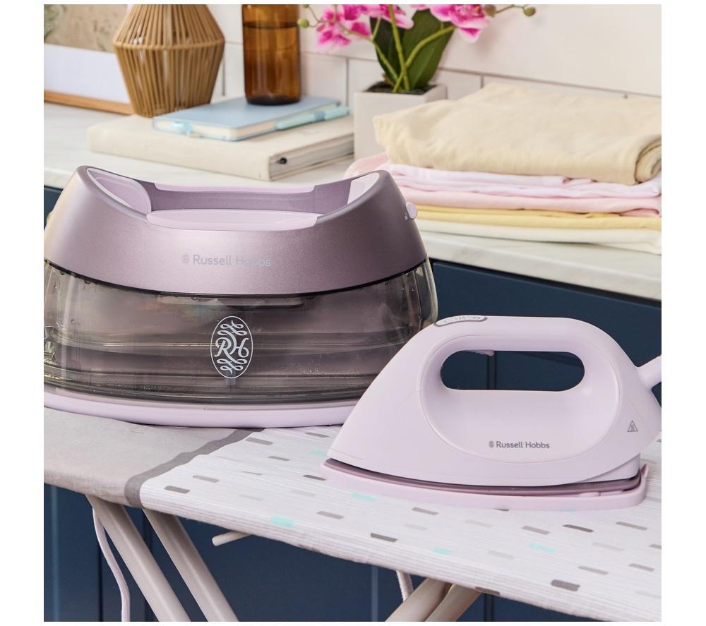 RUSSELL HOBBS Fabric Luxe Steam Iron - Lilac image number 5 of 5