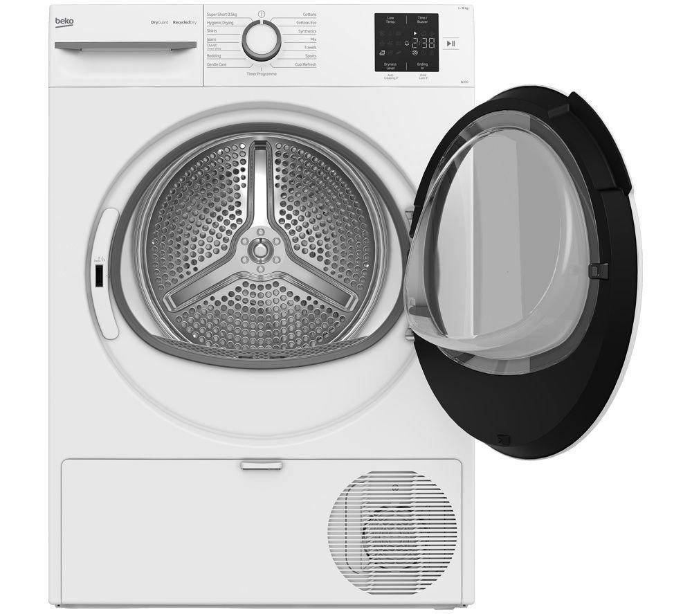 BEKO b100 BM3T31023NW 10 kg Heat Pump Tumble Dryer - White image number 4 of 5