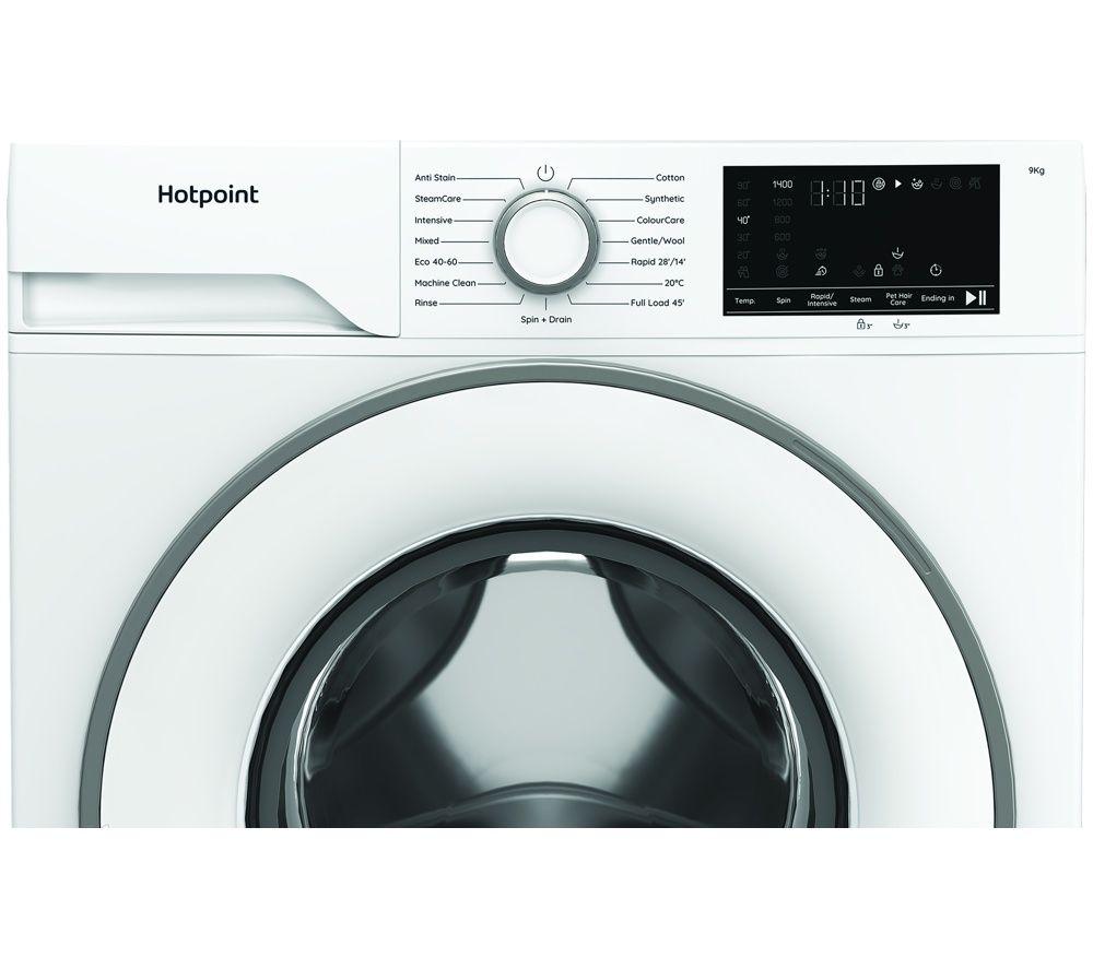 HOTPOINT Anti Stain HV941WUK 9 kg 1400 Spin Washing Machine - White image number 3 of 10