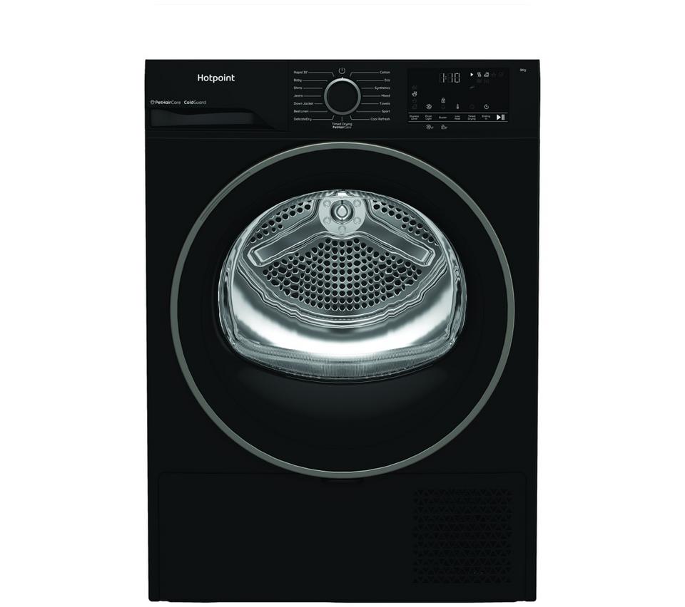 HOTPOINT C HSD 83M BB UK 8 kg Heat Pump Tumble Dryer - Black