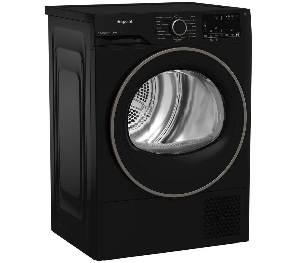 HOTPOINT C HSD 83M BB UK 8 kg Heat Pump Tumble Dryer - Black image number 2 of 11