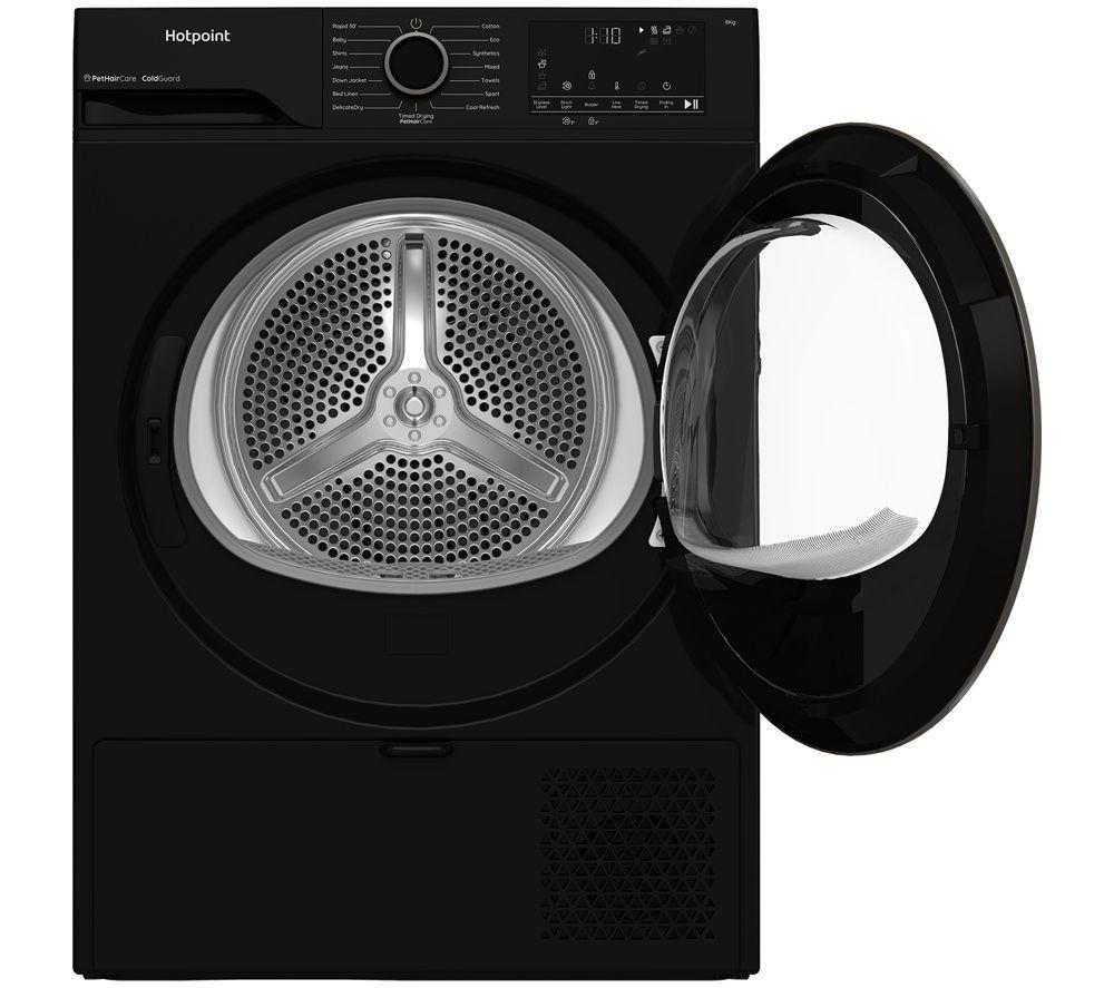 HOTPOINT C HSD 83M BB UK 8 kg Heat Pump Tumble Dryer - Black image number 3 of 11