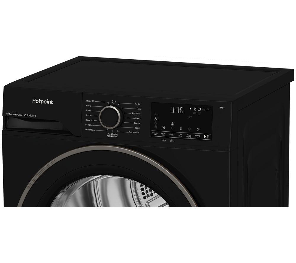 HOTPOINT C HSD 83M BB UK 8 kg Heat Pump Tumble Dryer - Black image number 5 of 11