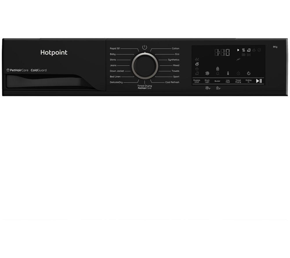 HOTPOINT C HSD 83M BB UK 8 kg Heat Pump Tumble Dryer - Black image number 6 of 11