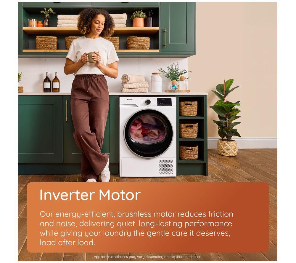 HOTPOINT C HSD 83M BB UK 8 kg Heat Pump Tumble Dryer - Black image number 10 of 11