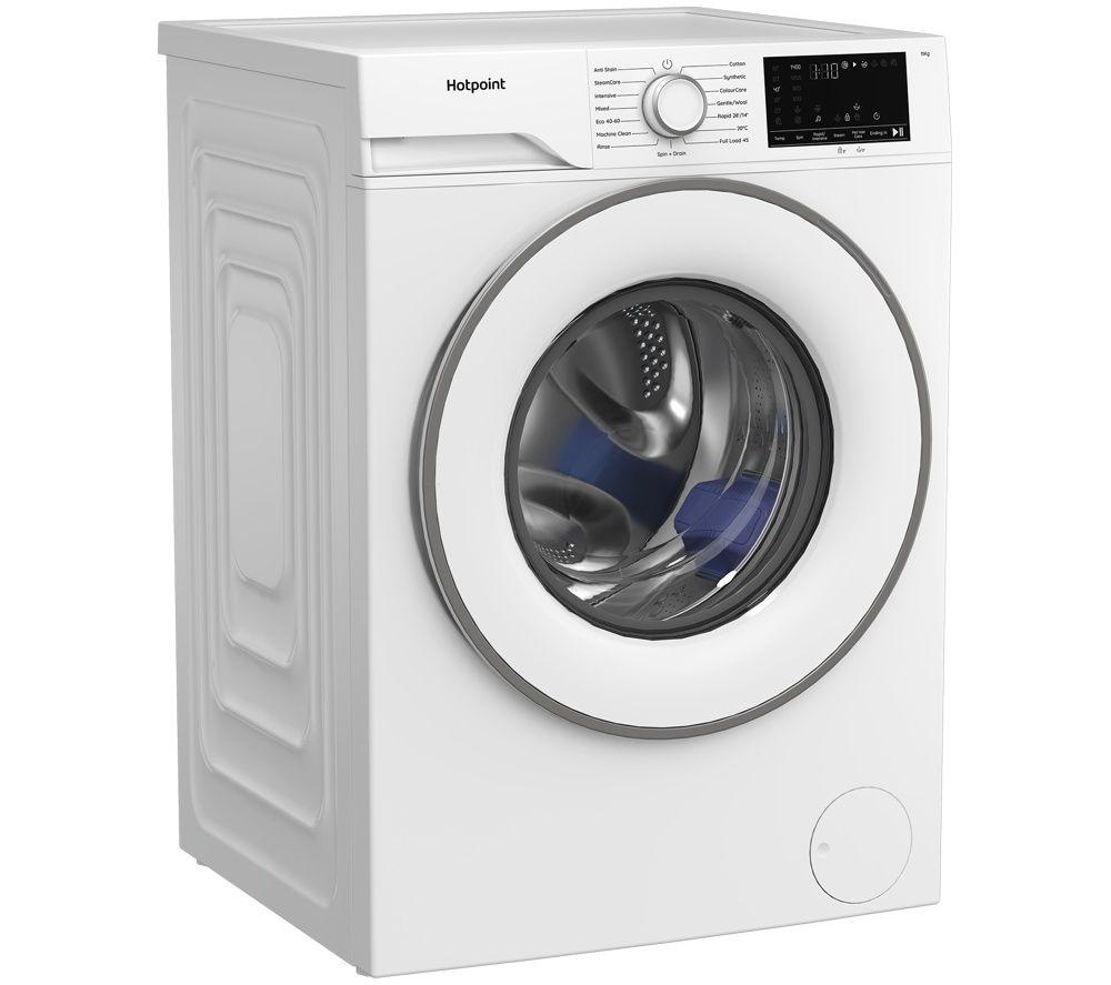 HOTPOINT Anti Stain HB113 UK 11 kg 1400 Spin Washing Machine - White image number 2 of 12