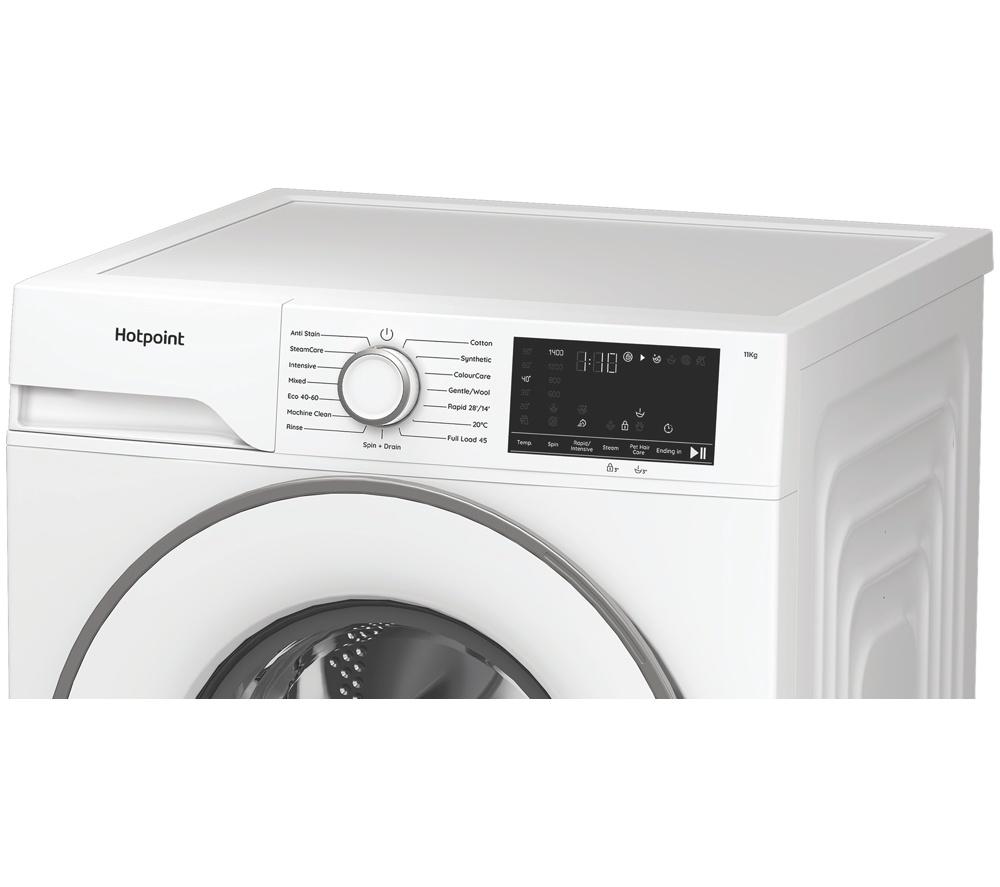 HOTPOINT Anti Stain HB113 UK 11 kg 1400 Spin Washing Machine - White image number 14 of 17