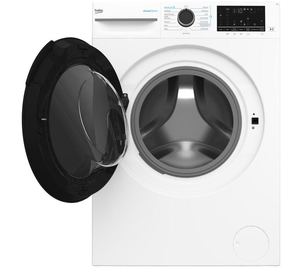 BEKO UltimateWash b500 Pro BM5WT6943TW 9 kg 1400 Spin Washing Machine - White image number 3 of 13
