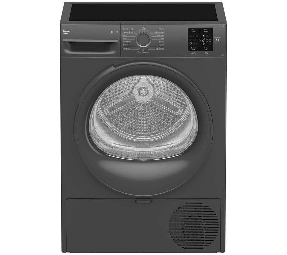 BEKO BM3T3822NNA 8kg Heat Pump Tumble Dryer - Anthracite