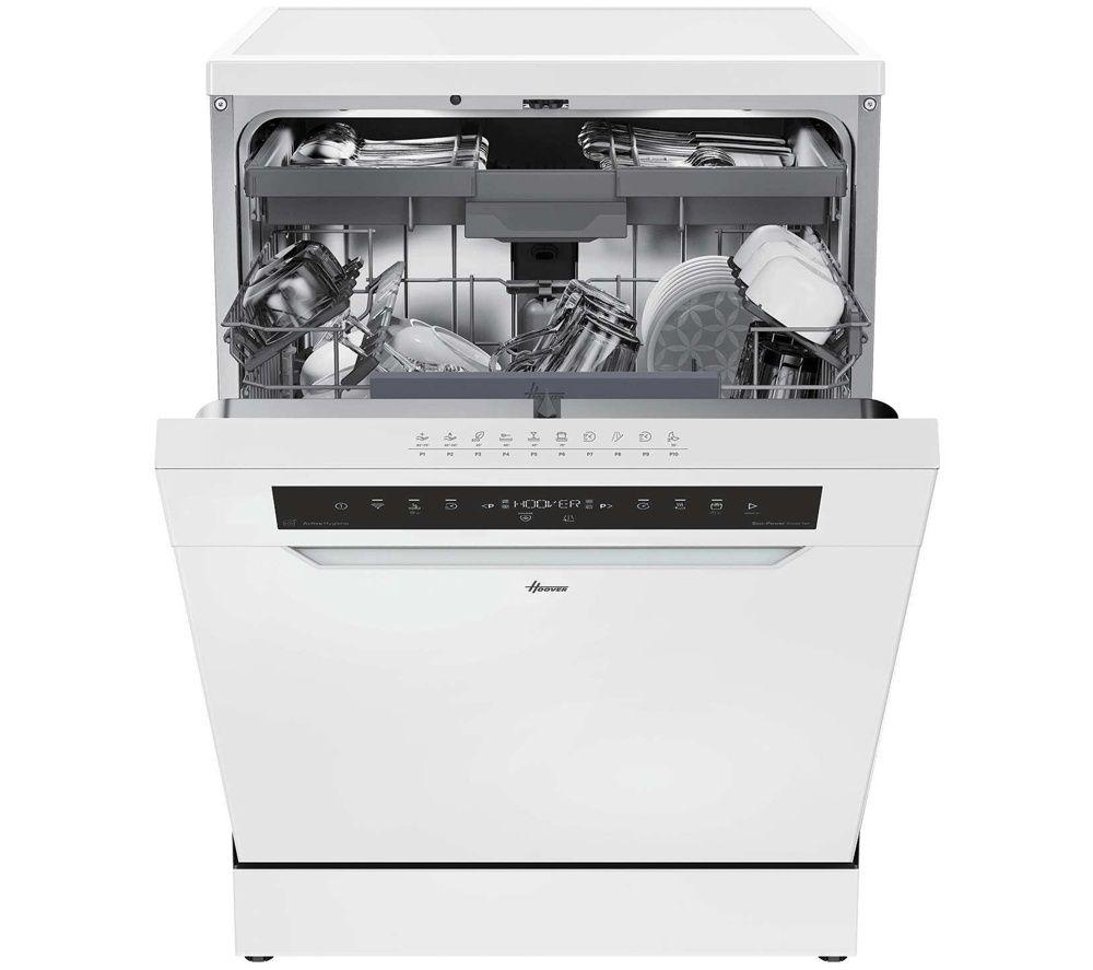 HOOVER H-Dish 700 HF 4A4S3PSW-80 Full-size WiFi-enabled Dishwasher - White image number 2 of 6