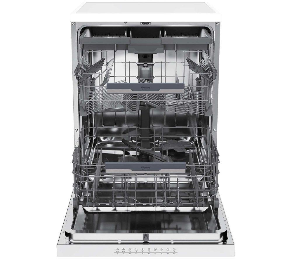 HOOVER H-Dish 700 HF 4A4S3PSW-80 Full-size WiFi-enabled Dishwasher - White image number 5 of 6