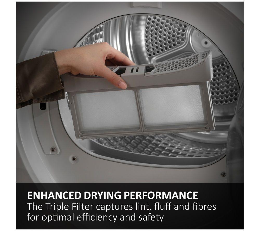 HAIER X Series 5 Plus HD100 D357AGU1-UK WiFi-enabled 10 kg Heat Pump Tumble Dryer - Graphite image number 5 of 5
