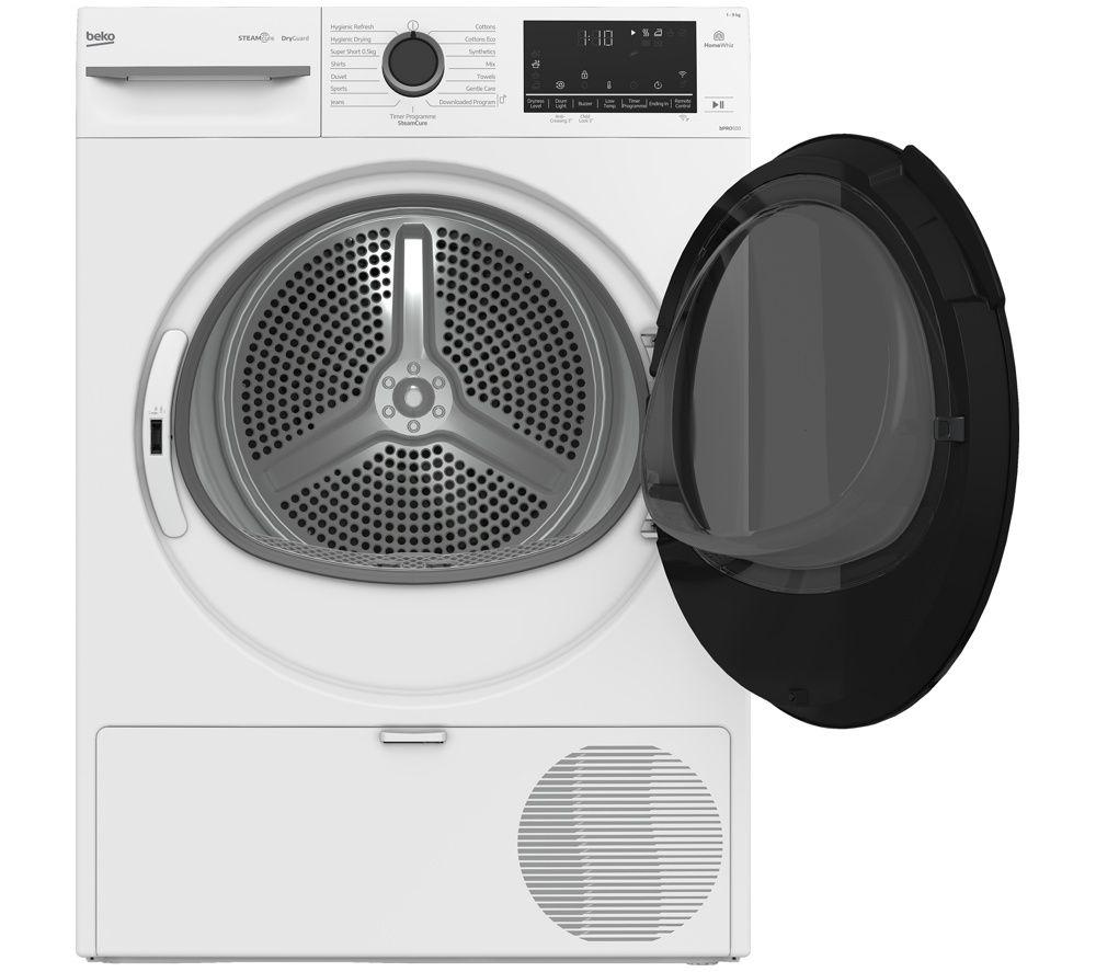 BEKO b300 BM3T3944NW 9 kg Heat Pump Smart Tumble Dryer - White image number 3 of 8