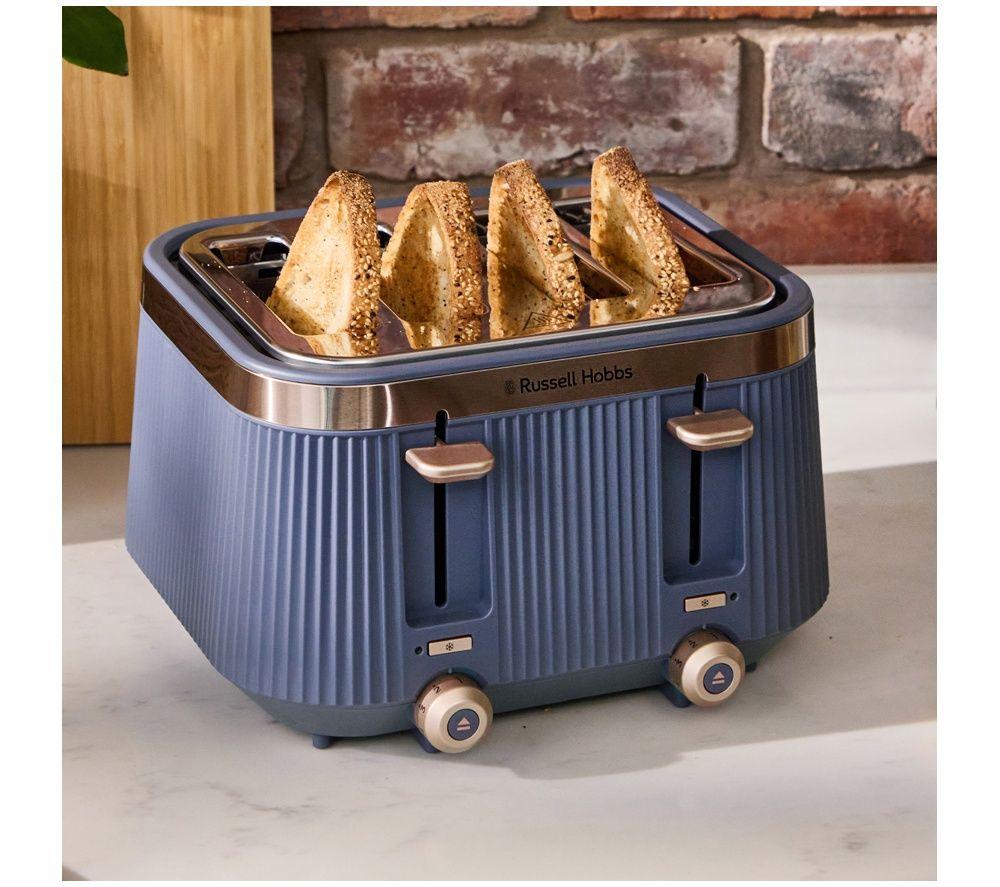RUSSELL HOBBS Bronte 26772 4-Slice Toaster - Soft Navy image number 2 of 4