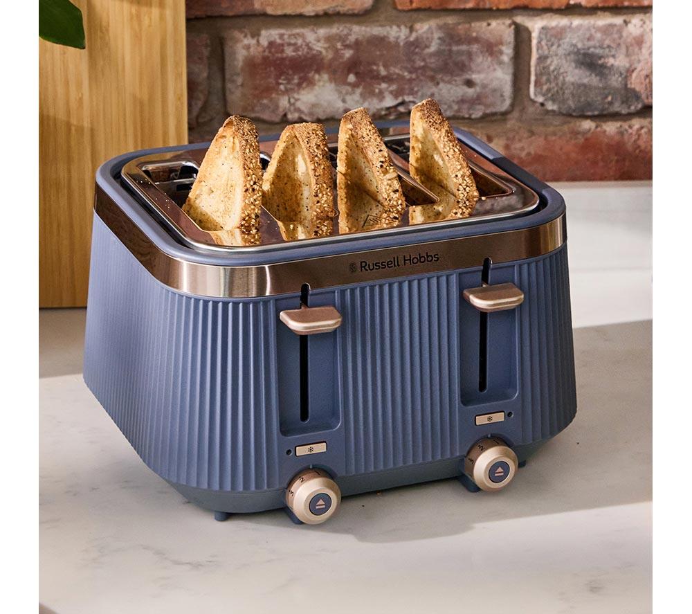 RUSSELL HOBBS Bronte 26772 4-Slice Toaster - Soft Navy image number 7 of 7
