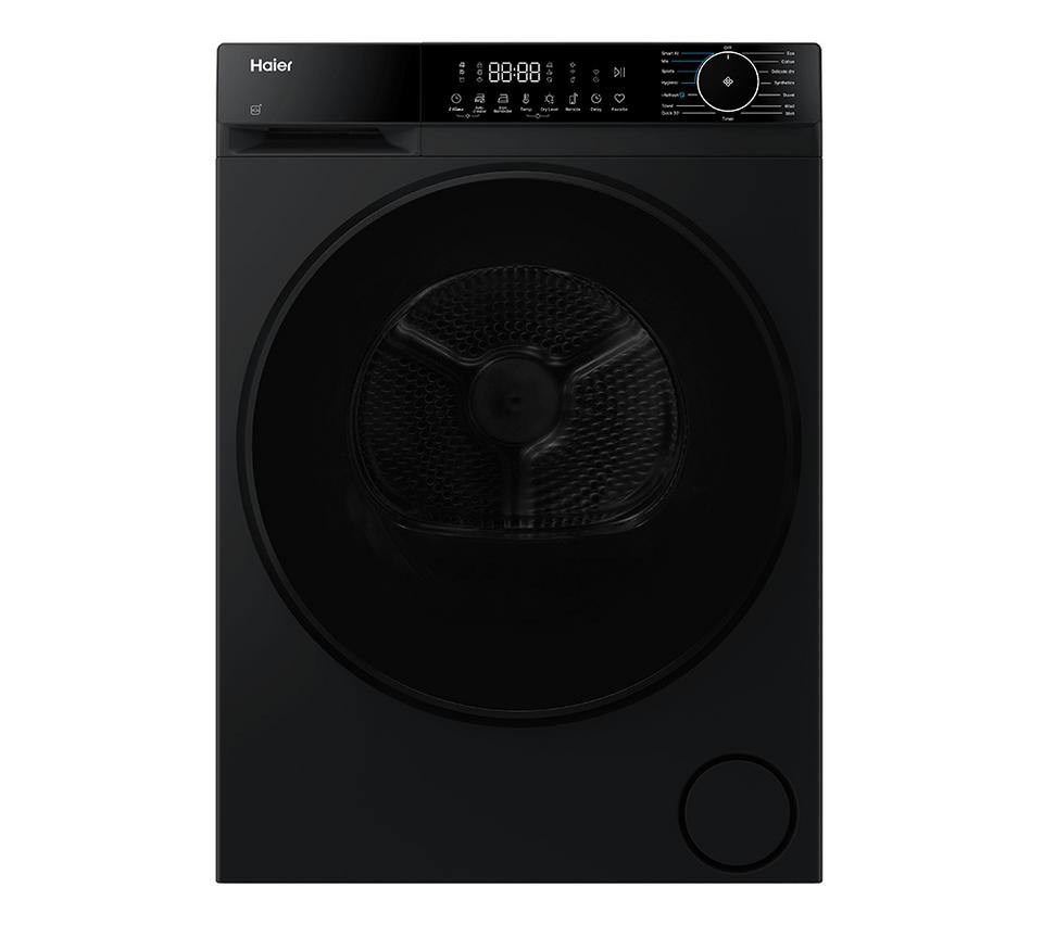 HAIER X Series 5 Plus HD100 D357ABU1-UK WiFi-enabled 10 kg Heat Pump Tumble Dryer - Black Steel