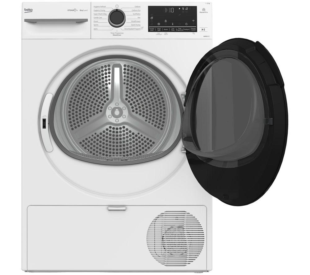 BEKO BEKO Pro BM3T31233NNW WiFi-enabled 12kg Heat Pump Tumble Dryer - White image number 4 of 11