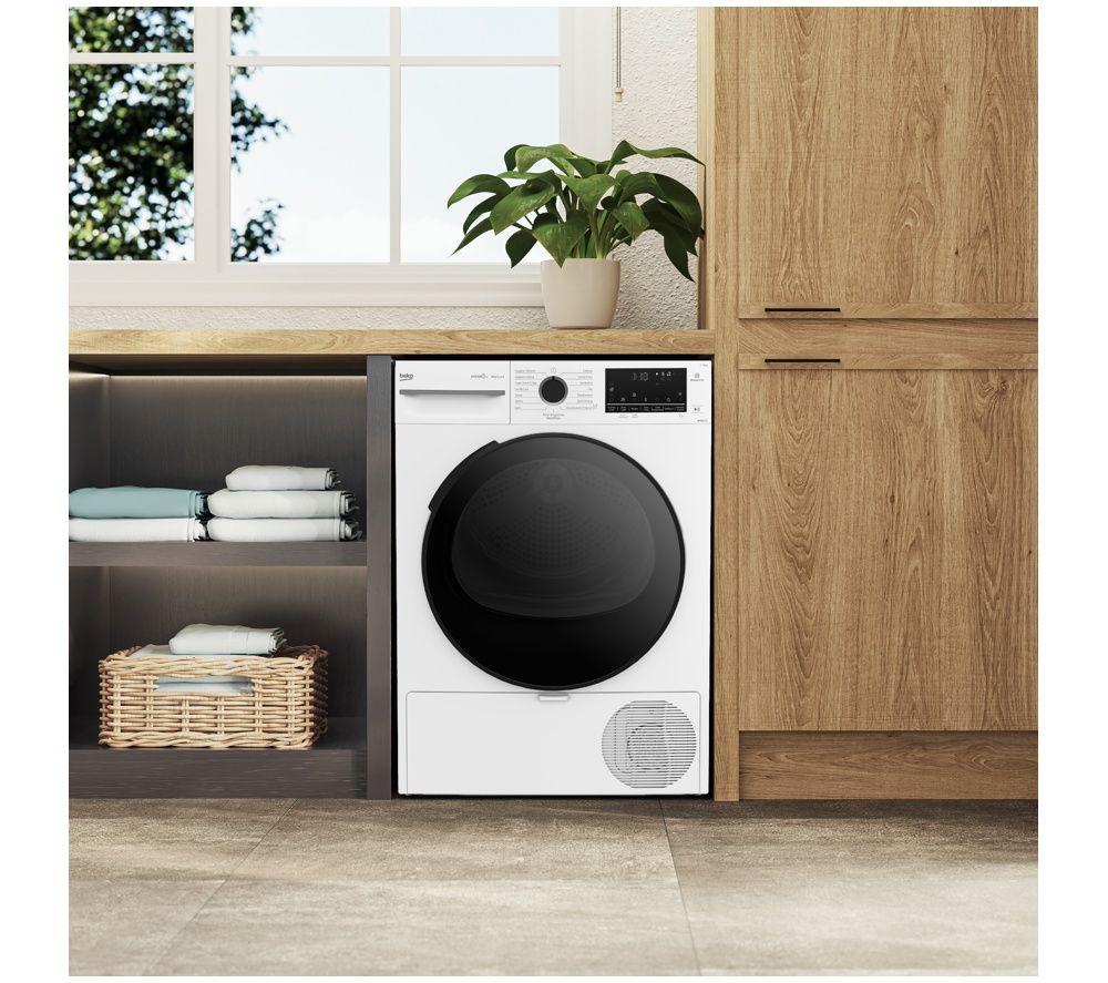BEKO BEKO Pro BM3T31233NNW WiFi-enabled 12kg Heat Pump Tumble Dryer - White image number 8 of 11