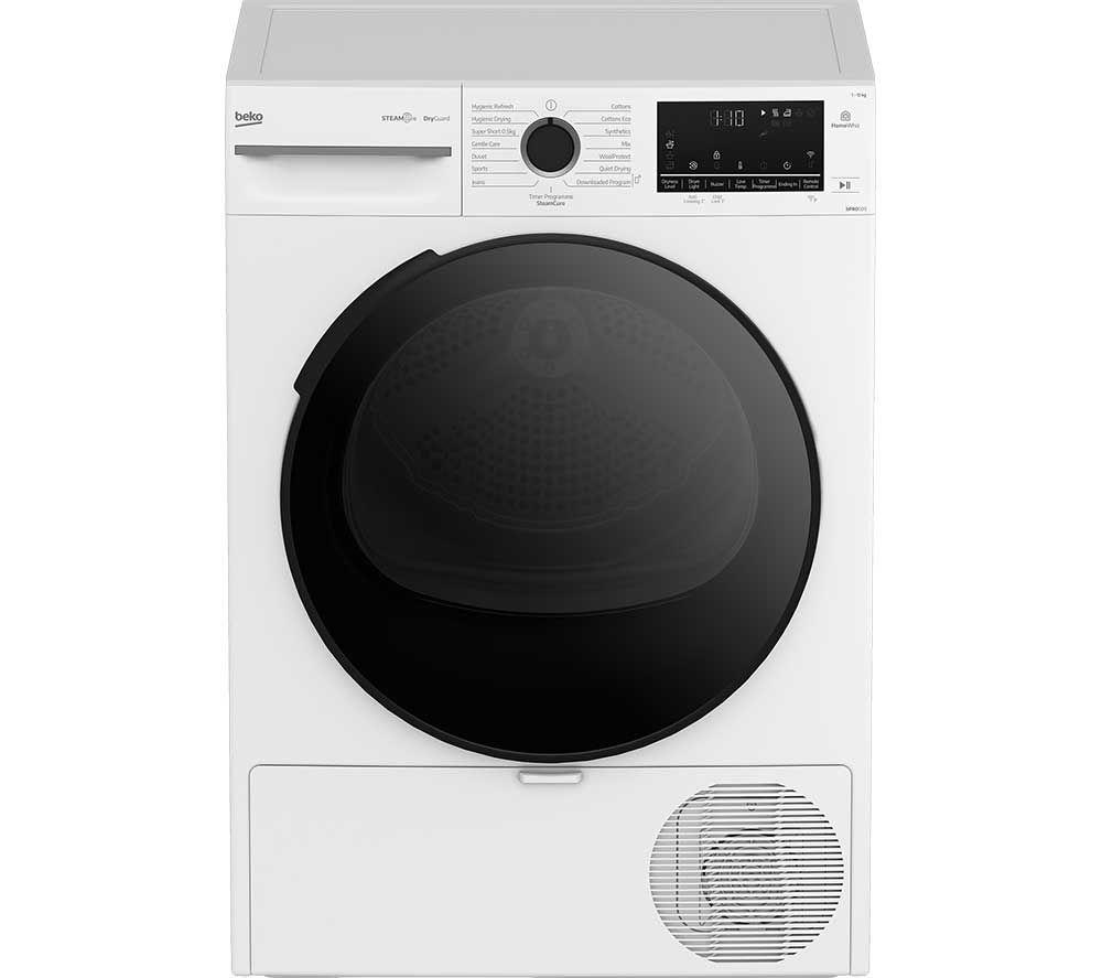 BEKO BEKO Pro BM3T31233NNW WiFi-enabled 12kg Heat Pump Tumble Dryer - White image number 9 of 11