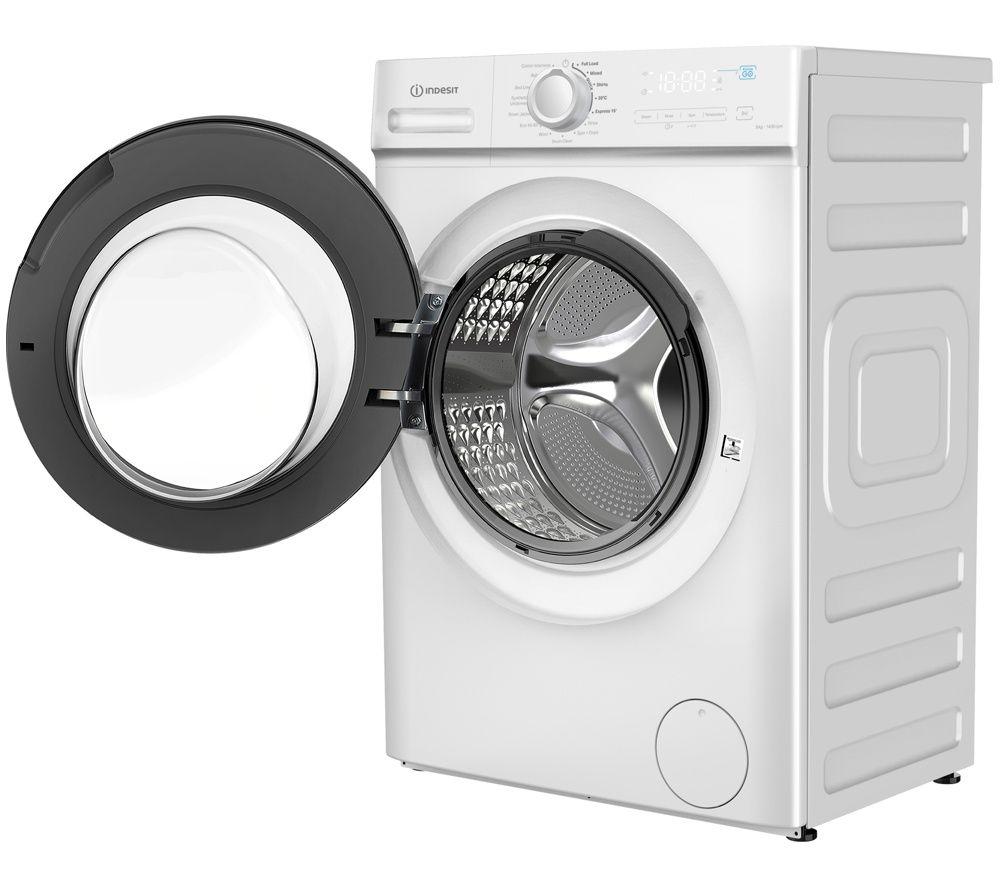 INDESIT MyTime with Push&Go 9 kg 1400 Spin Washing Machine - White image number 2 of 7