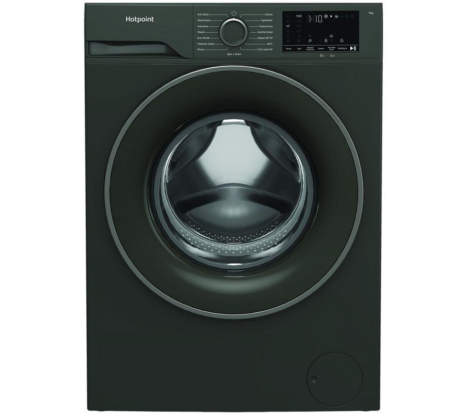 HOTPOINT Anti Stain HV941GUK 9 kg 1400 Spin Washing Machine - Dark Grey