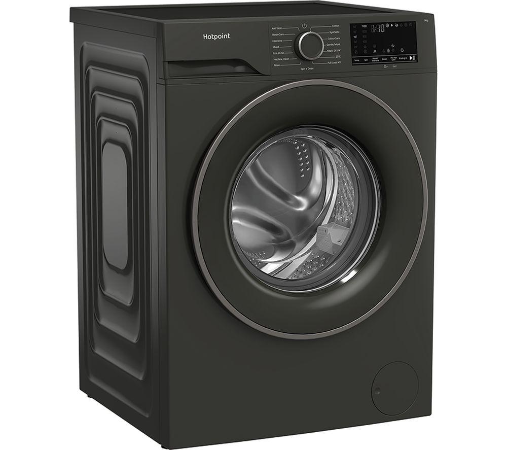 HOTPOINT Anti Stain HV941GUK 9 kg 1400 Spin Washing Machine - Dark Grey image number 10 of 10