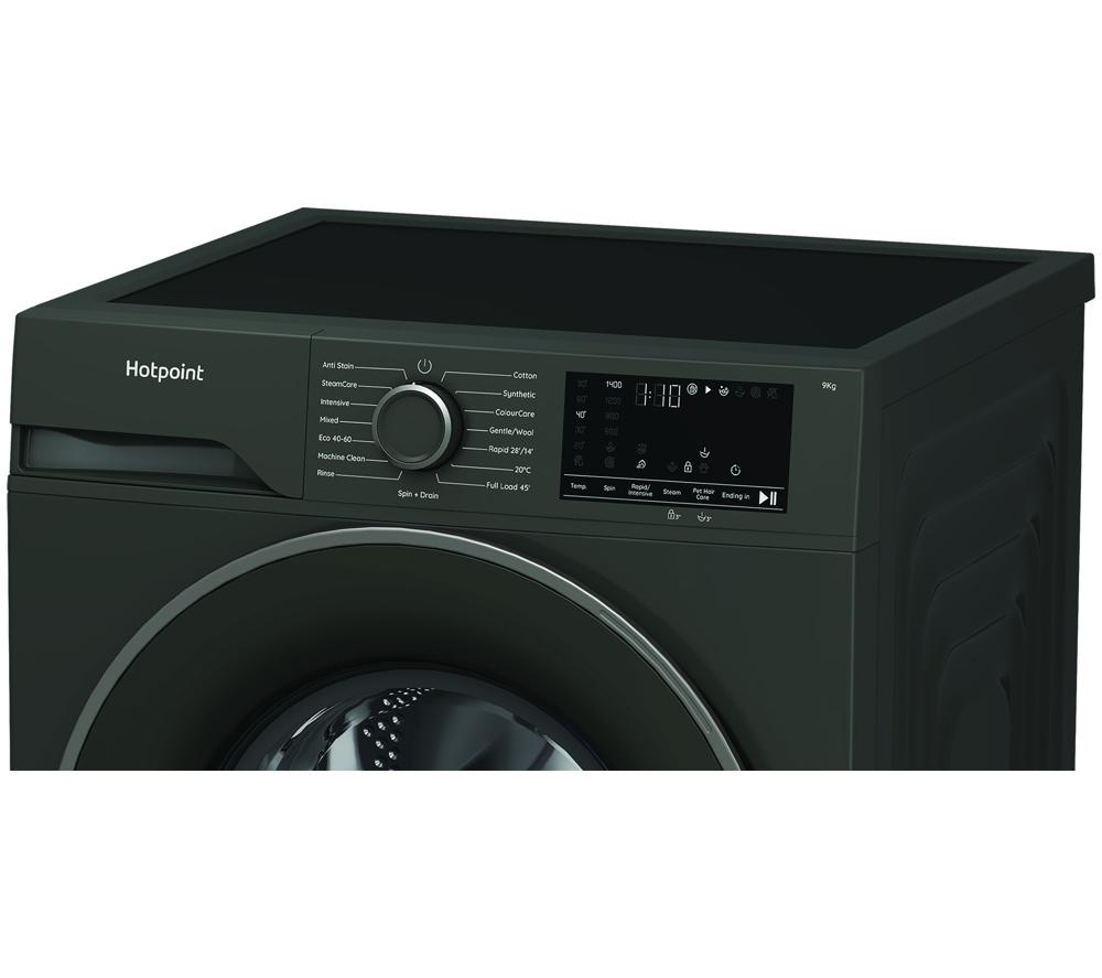 HOTPOINT Anti Stain HV941GUK 9 kg 1400 Spin Washing Machine - Dark Grey image number 16 of 18