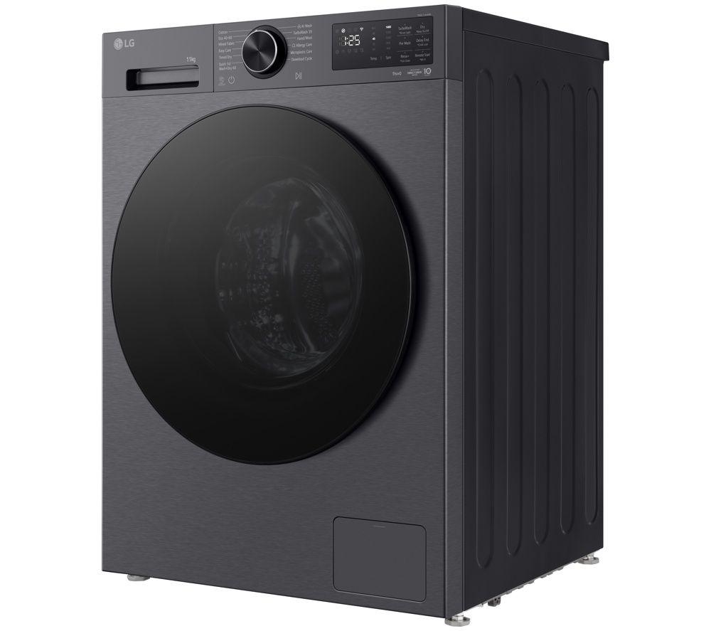 LG Series 5 AI Direct Drive W4X5016TBB 11 kg Washer Dryer - Black image number 6 of 11