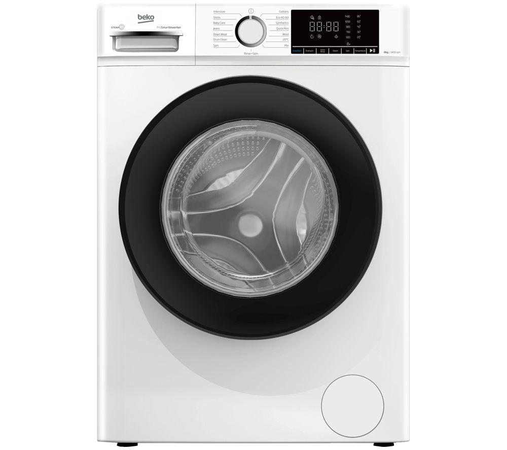 BEKO b100 BW1O3841BW 8 kg 1400 Spin Washing Machine - White