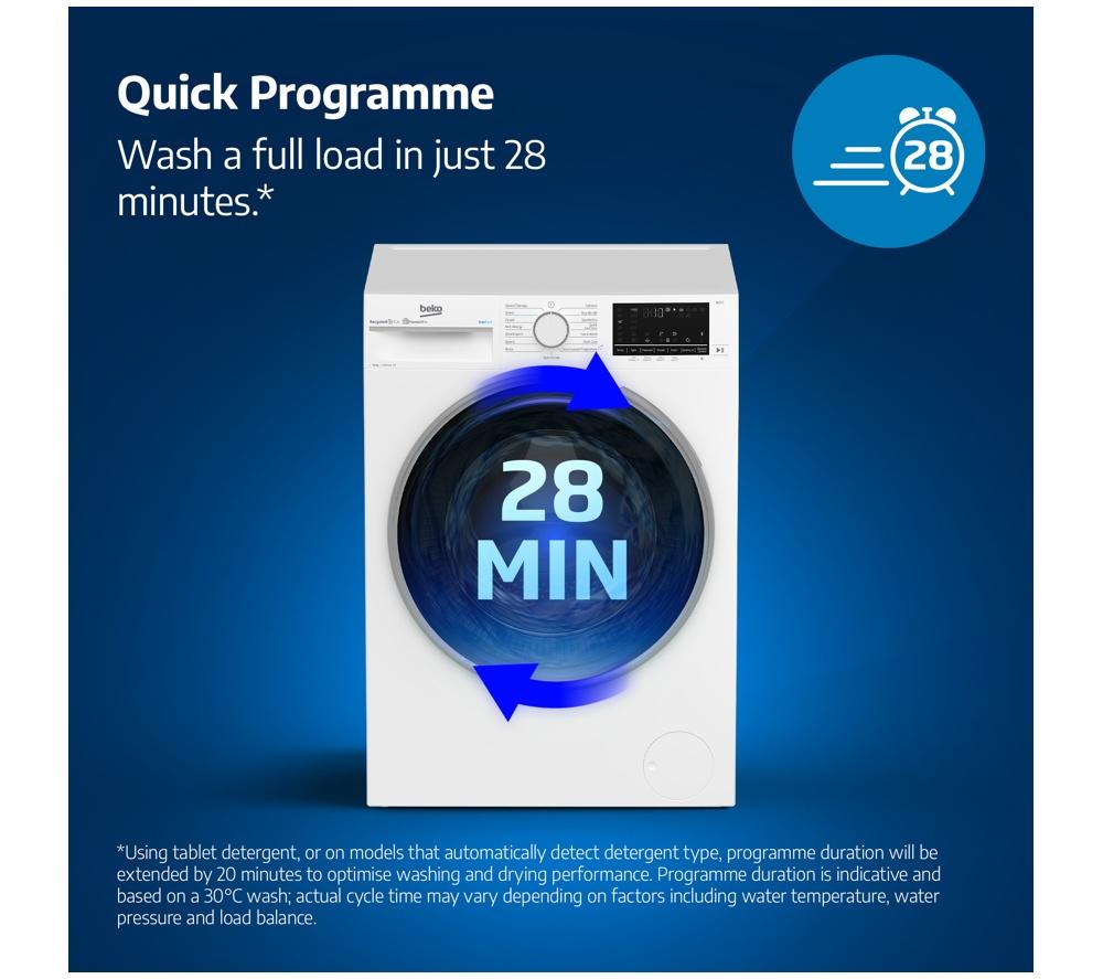BEKO Pro EnergySpin BM5D511745UW 11 kg Washer Dryer - White image number 5 of 18