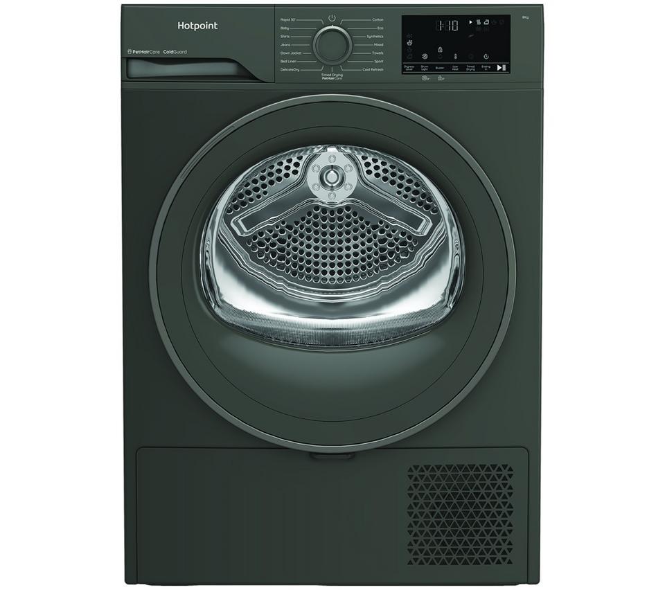 HOTPOINT C HSD 83M GG UK 8 kg Heat Pump Tumble Dryer - Grey