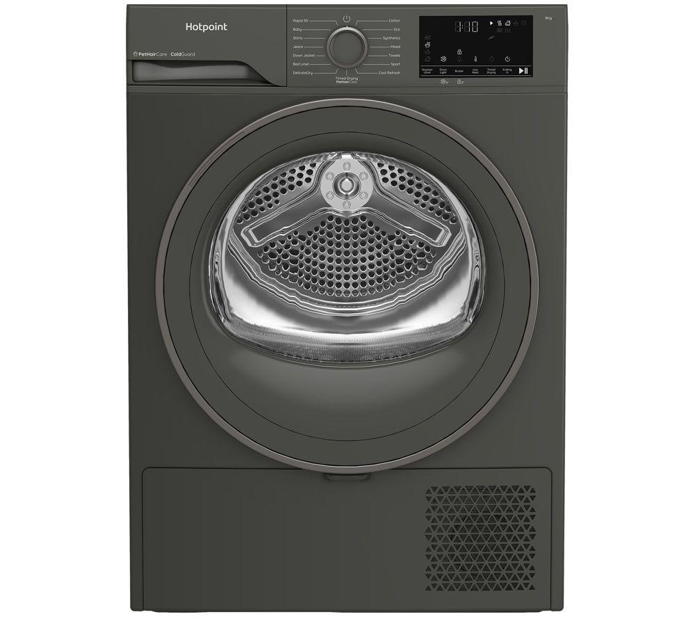 HOTPOINT C HSD 83M GG UK 8 kg Heat Pump Tumble Dryer - Grey image number 11 of 15
