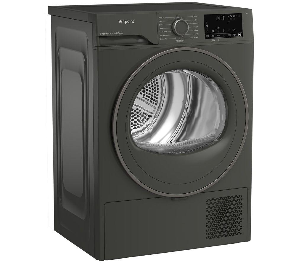 HOTPOINT C HSD 83M GG UK 8 kg Heat Pump Tumble Dryer - Grey image number 12 of 15