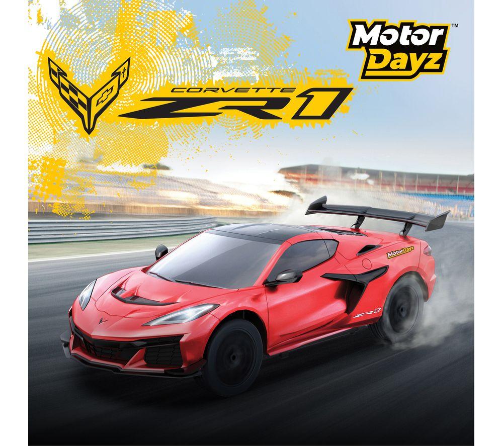 MOTORDAYZ 1:64 Corvette ZR1 Remote Control Car - Red image number 2 of 8