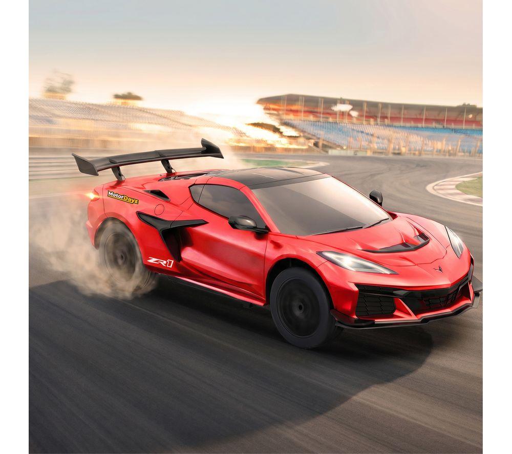 MOTORDAYZ 1:64 Corvette ZR1 Remote Control Car - Red image number 8 of 8