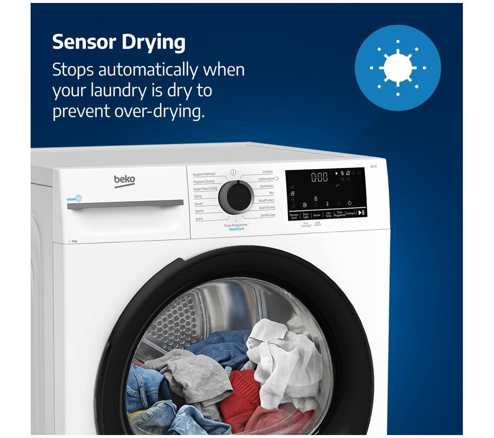 BEKO b300 Dry Guard BM3T3833NNA 8 kg Heat Pump Tumble Dryer - Anthracite image number 5 of 16