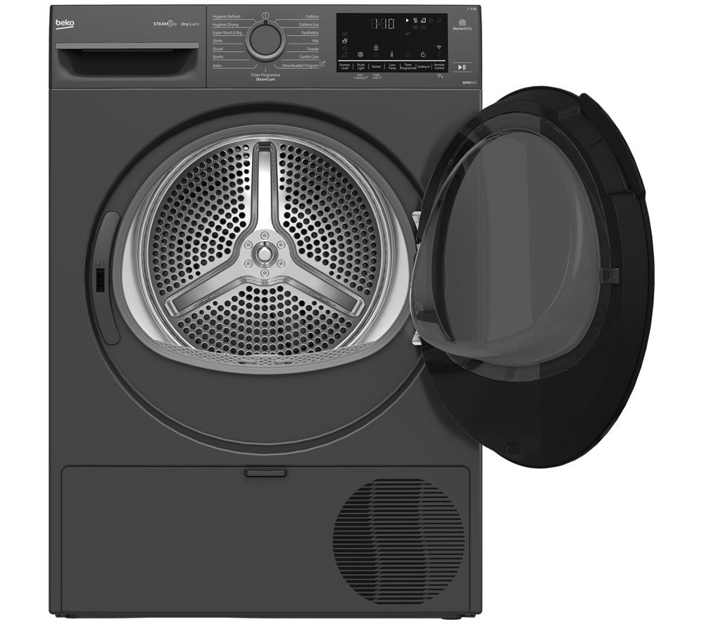 BEKO b300 Dry Guard BM3T3833NNA 8 kg Heat Pump Tumble Dryer - Anthracite image number 10 of 16