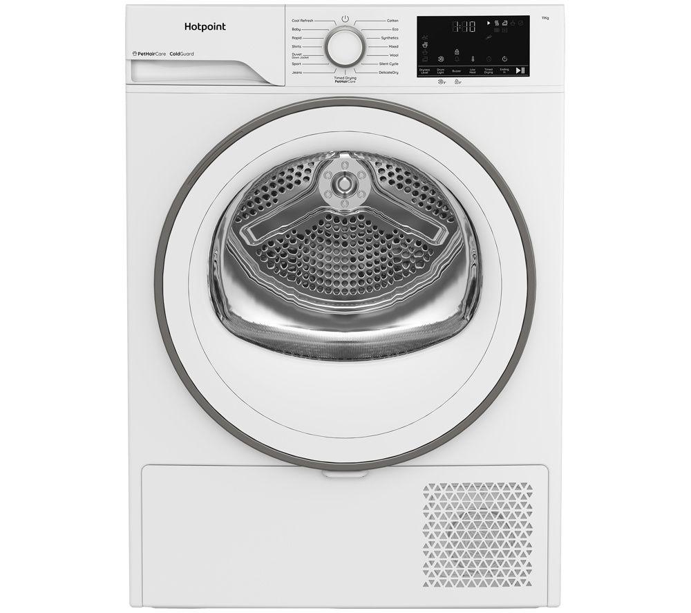 Hotpoint PetHairCare C HD 113M WW UK 11 kg Heat Pump Tumble Dryer - White