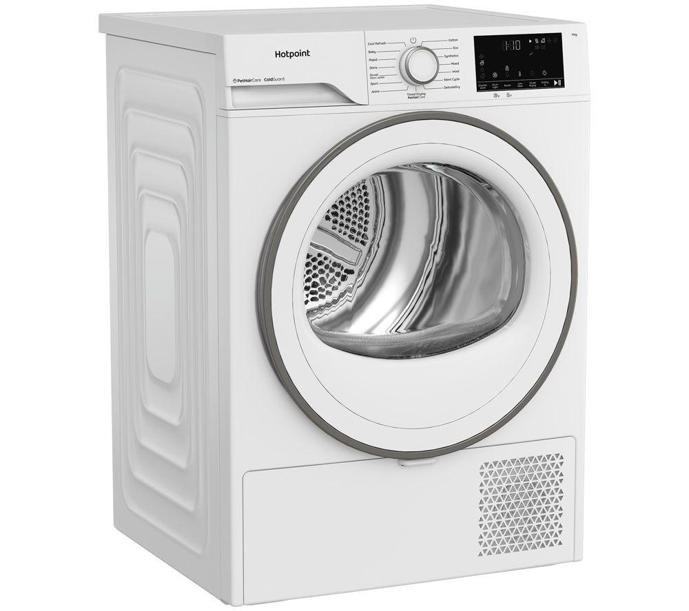 HOTPOINT PetHairCare C HD 113M WW UK 11 kg Heat Pump Tumble Dryer - White image number 2 of 5