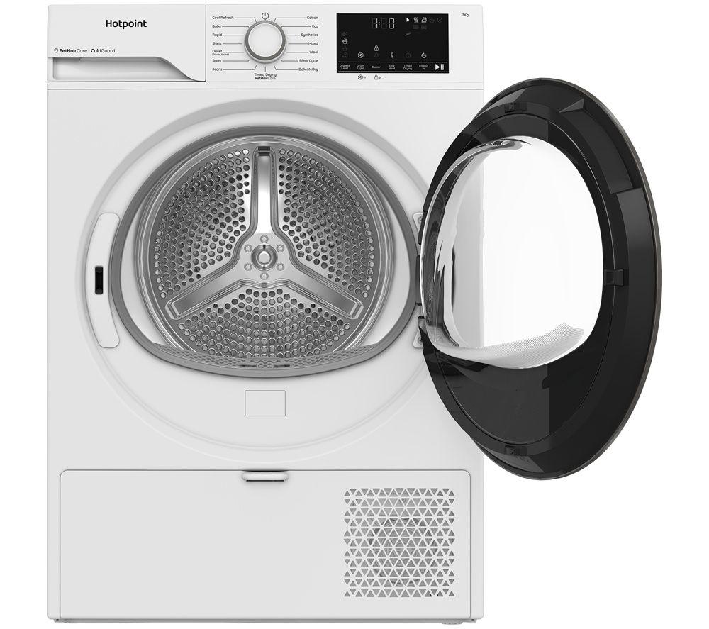 HOTPOINT PetHairCare C HD 113M WW UK 11 kg Heat Pump Tumble Dryer - White image number 3 of 5