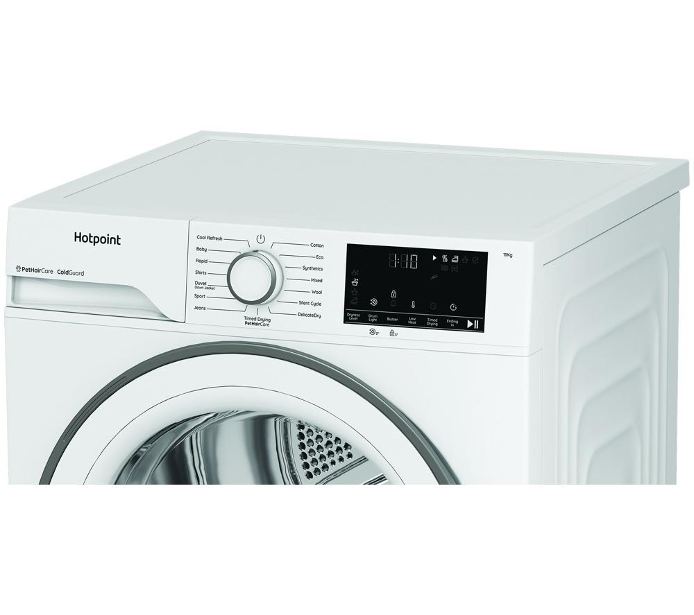 HOTPOINT PetHairCare C HD 113M WW UK 11 kg Heat Pump Tumble Dryer - White image number 15 of 19