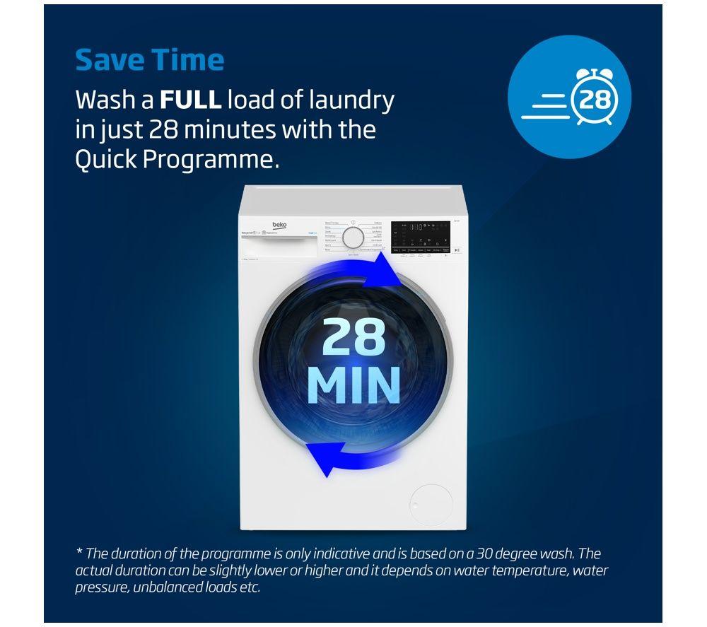 BEKO bPRO 500 EnergySpin  BM5D511745UA 11 kg Washer Dryer - Anthracite image number 12 of 24