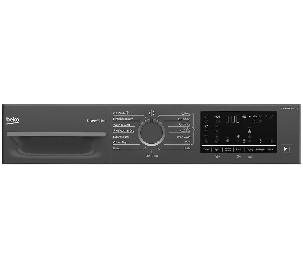 BEKO bPRO 500 EnergySpin  BM5D511745UA 11 kg Washer Dryer - Anthracite image number 14 of 24