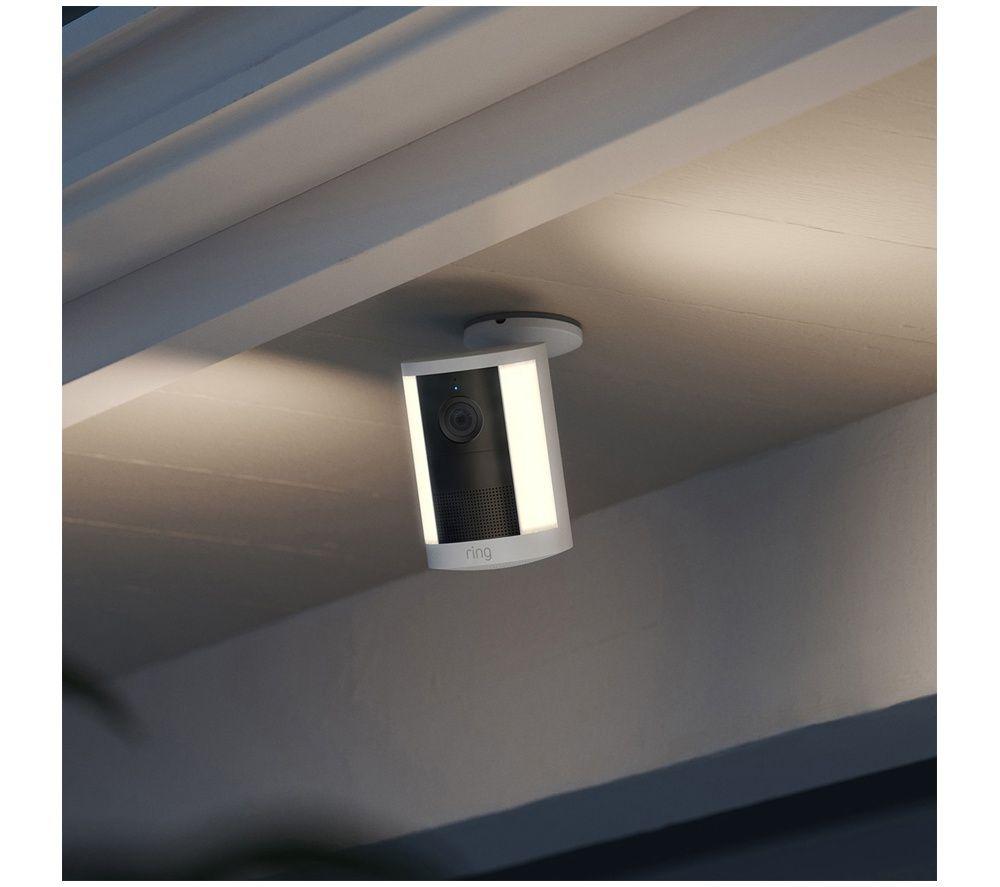 RING Spotlight Cam (2nd Gen) Retinal 2K WiFi Security Camera - Battery, White image number 4 of 4
