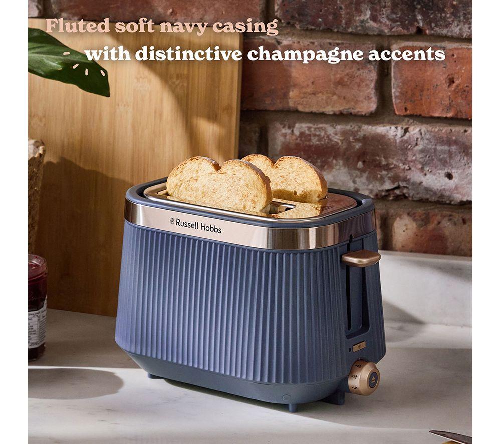 RUSSELL HOBBS Bronte 26772 2-Slice Toaster - Soft Navy image number 2 of 6