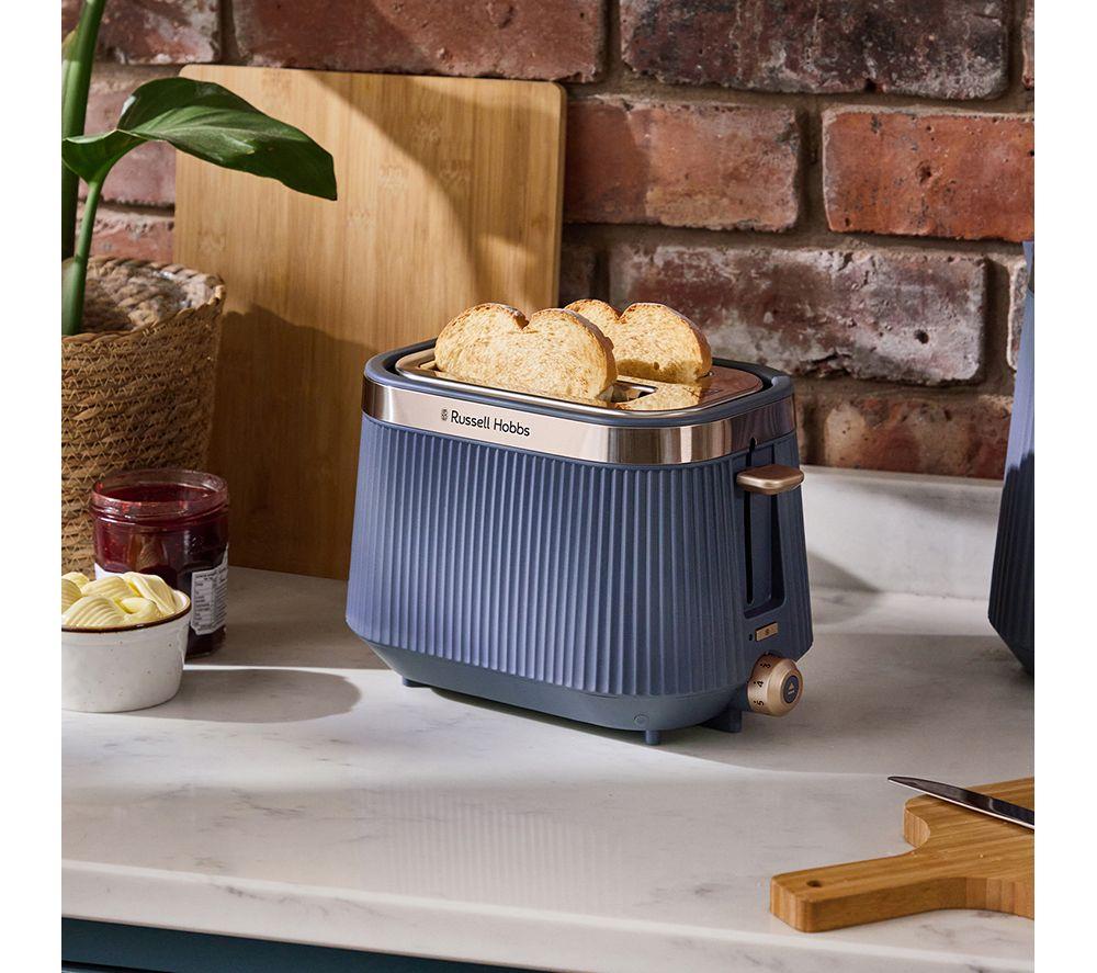 RUSSELL HOBBS Bronte 26772 2-Slice Toaster - Soft Navy image number 6 of 6