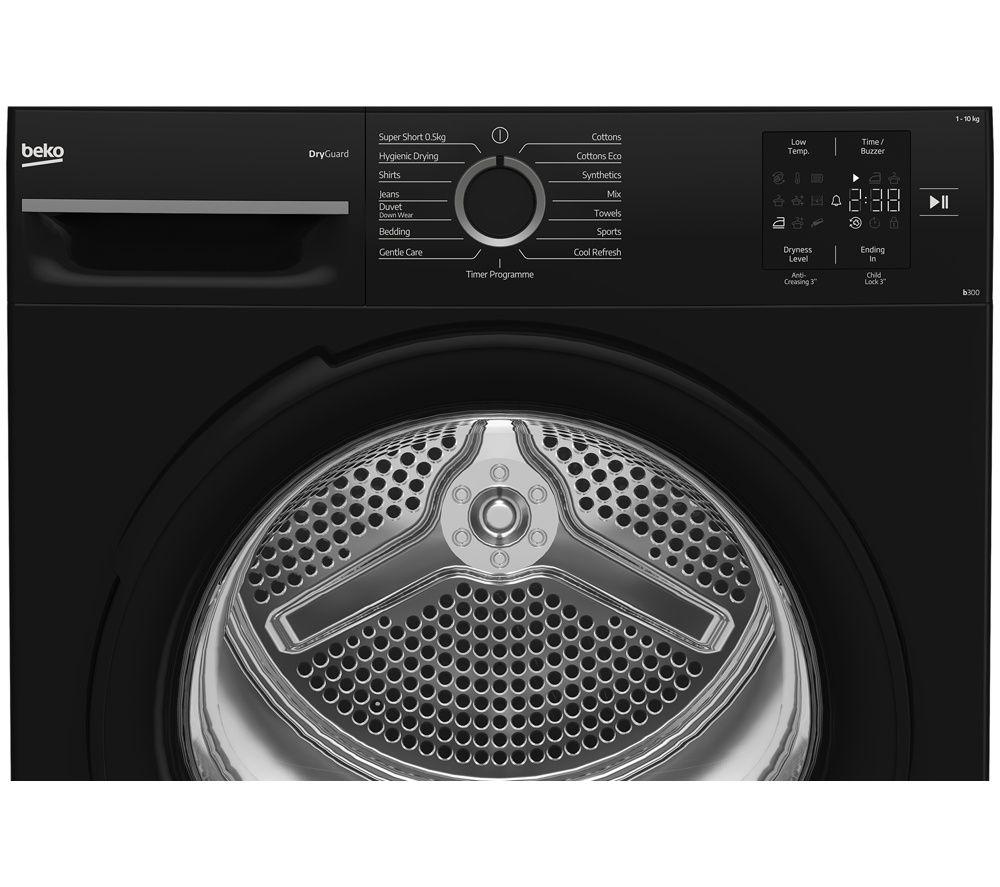 BEKO b300 Dry Guard BM3T31023NB 10 kg Heat Pump Tumble Dryer - Black image number 3 of 4